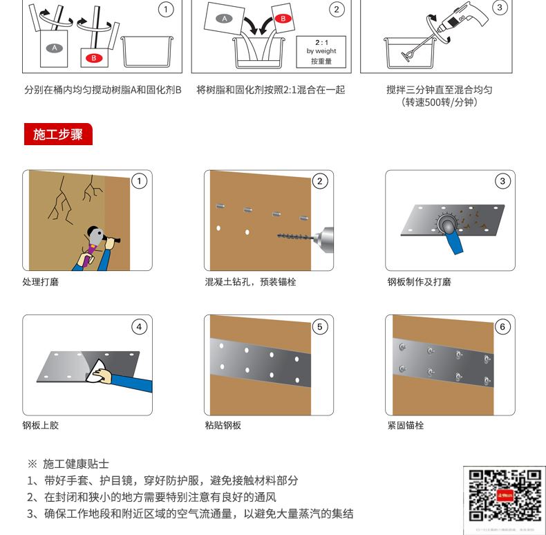 包钢昌乐粘钢加固施工过程